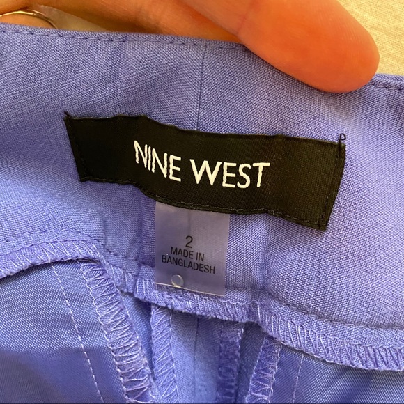 Nine West The Trouser Purple Blue Dress Pants 2 - Picture 5 of 8